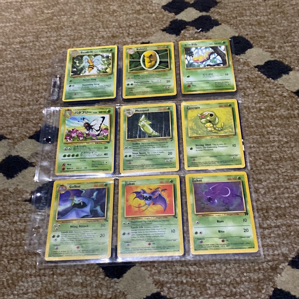 1995 Nintendo Pokémon card collection